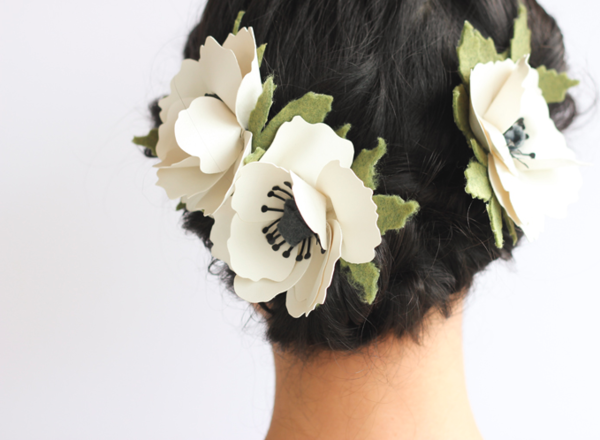 DIY Flower Hair Clip DIY Flower Hair Clip