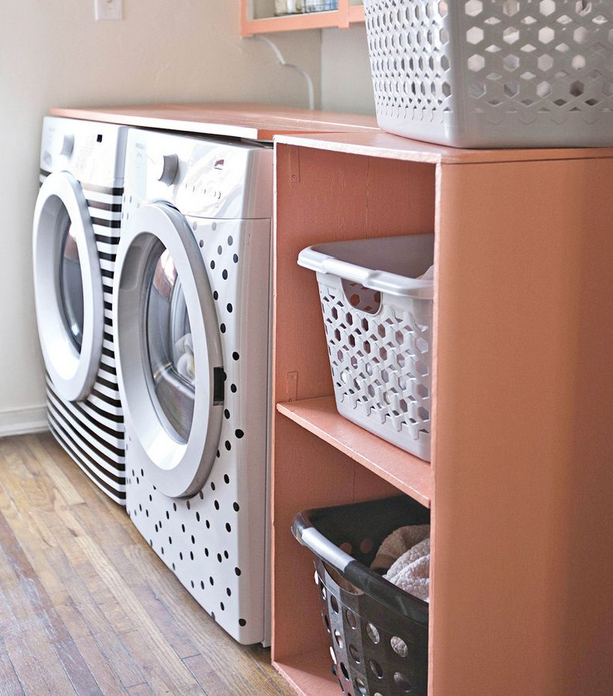 DIY Laundry Storage Shelf DIY Laundry Storage Shelf