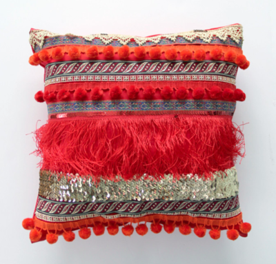 Bohemian Ribbon Pillow Pattern