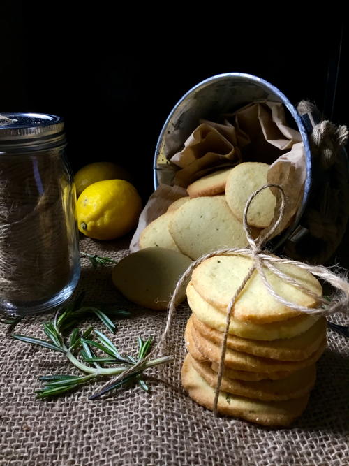 Lemon Rosemary Cookies Lemon Rosemary Cookies