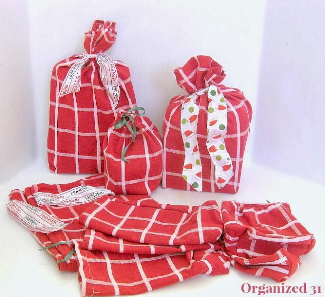 DIY Fabric Gift Bags DIY Fabric Gift Bags