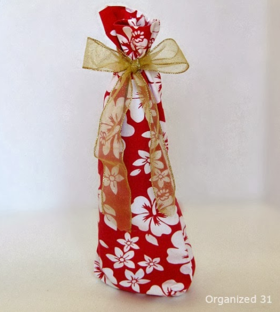 Upcycled Pants Wine Gift Bag Upcycled Pants Wine Gift Bag