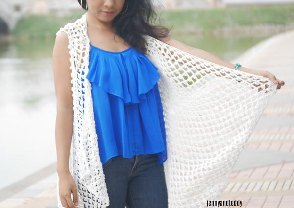 Cotton Lace Summer Vest Cotton Lace Summer Vest