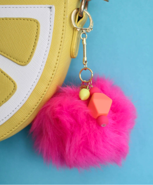 Simple DIY Pom Pom Keychain Simple DIY Pom Pom Keychain
