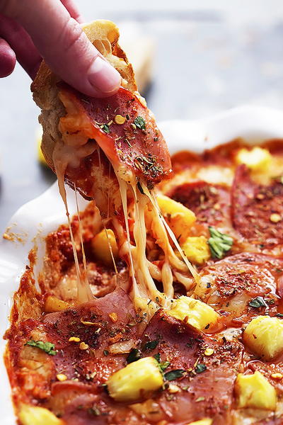 Tropical Hawaiian Pizza Dip Tropical Hawaiian Pizza Dip