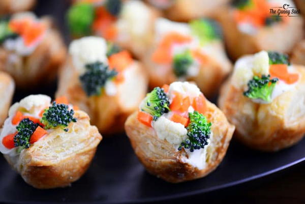 Ranch Veggie Pizza Puffs Ranch Veggie Pizza Puffs