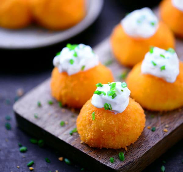 Cheese Cracker Mashed Potato Puffs Cheese Cracker Mashed Potato Puffs