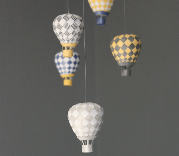 DIY Hot Air Balloon Baby Mobile DIY Hot Air Balloon Baby Mobile