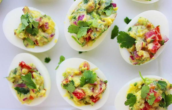 Fresh Guacamole Deviled Eggs Fresh Guacamole Deviled Eggs