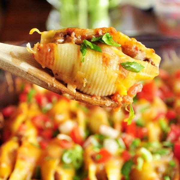 Mexican Stuffed Shells Mexican Stuffed Shells