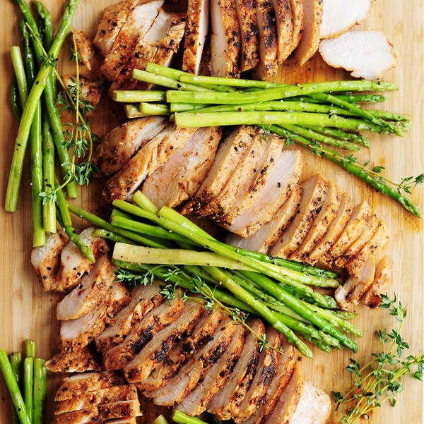 Sous Vide Chicken Breast and Asparagus Sous Vide Chicken Breast and Asparagus