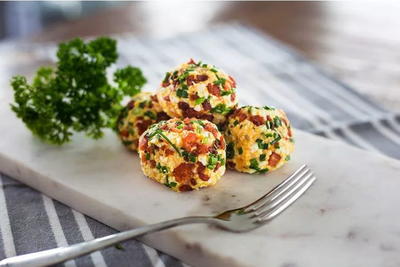 Spicy Salmon Benny Breakfast Bombs