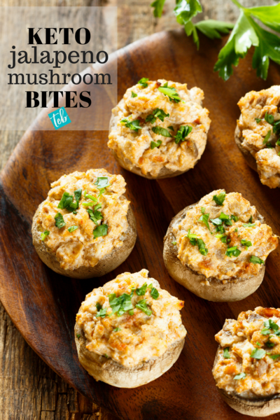 HFLC Keto Low Carb Cheesy Jalapeno Mushroom Bites HFLC Keto Low Carb Cheesy Jalapeno Mushroom Bites