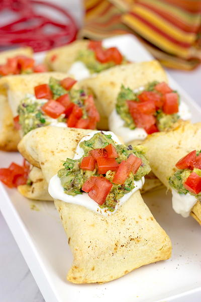 Baked Chicken Chimichangas Baked Chicken Chimichangas