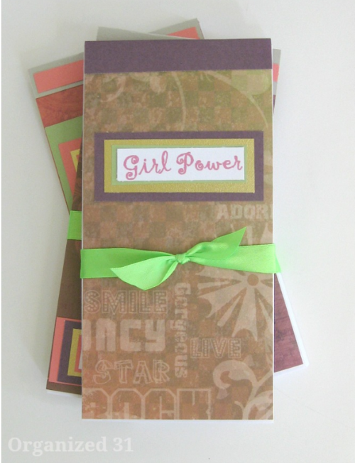 DIY Magnetic Notepad DIY Magnetic Notepad