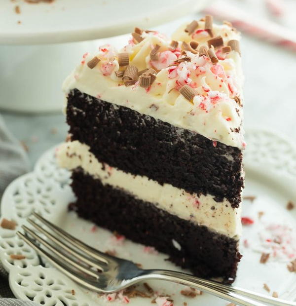 Easy Peppermint Chocolate Cake Easy Peppermint Chocolate Cake