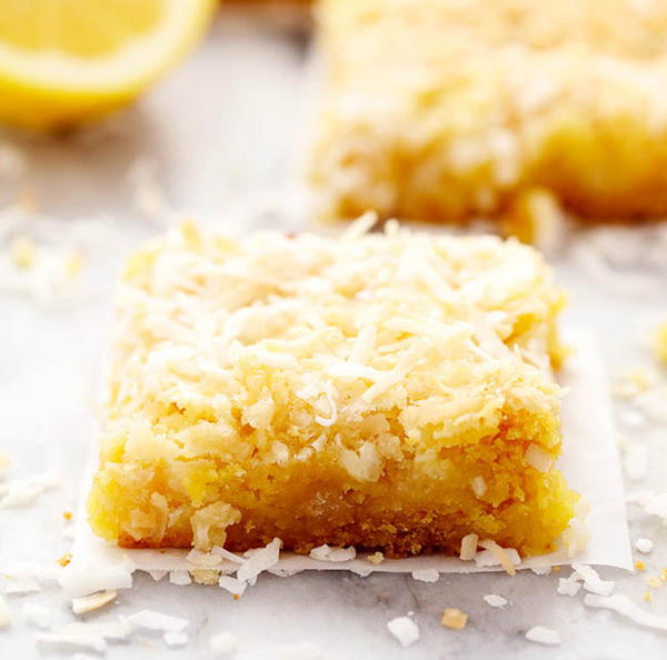 Ooey Gooey Lemon Coconut Butter Bars Ooey Gooey Lemon Coconut Butter Bars