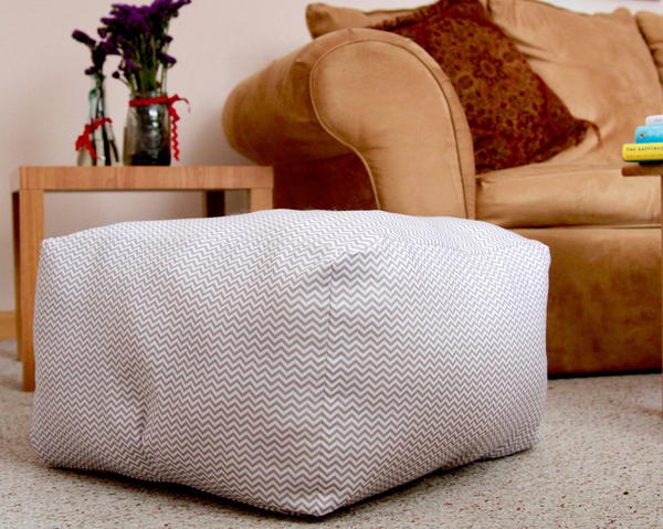 DIY Ottoman Pouf DIY Ottoman Pouf