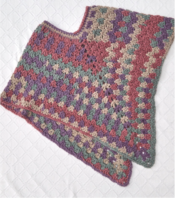 Mountain Breeze Crochet Poncho Pattern
