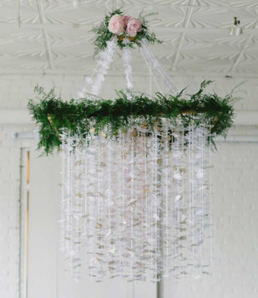 DIY Paper Chandelier DIY Paper Chandelier