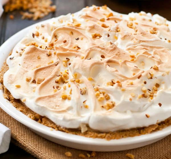 No Bake Peanut Butter Meringue Pie No Bake Peanut Butter Meringue Pie