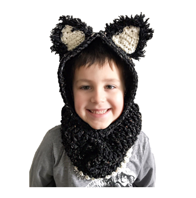 Cuddly Hooded Cat Cowl Cuddly Hooded Cat Cowl