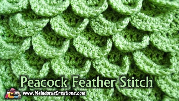 Peacock Feather Crochet Stitch Tutorials Peacock Feather Crochet Stitch Tutorials