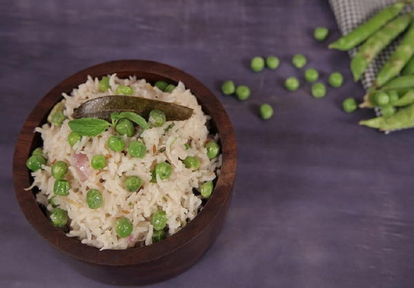 Green Peas Pulao Recipe