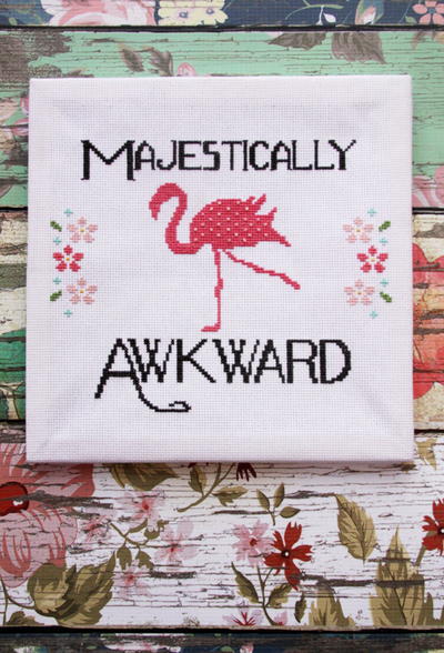 Free Flamingo Cross Stitch Pattern Free Flamingo Cross Stitch Pattern