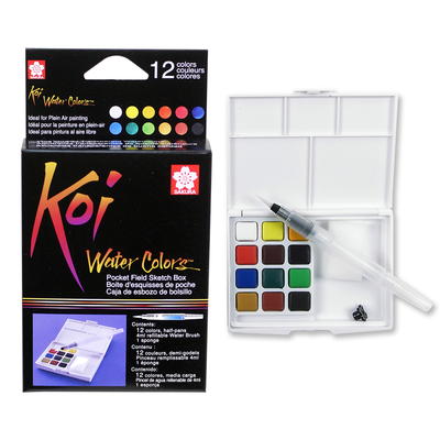 Sakura Koi Water Color Pocket Field Sketch Box 