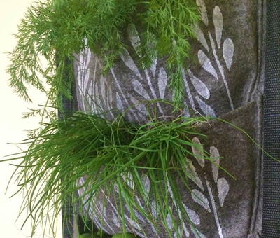 Hanging DIY Fabric Planter