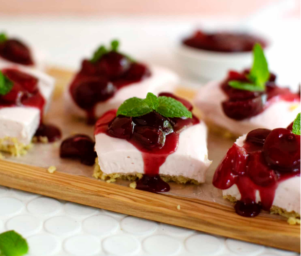 No Bake Cherry Cheesecake Recipe No Bake Cherry Cheesecake Recipe