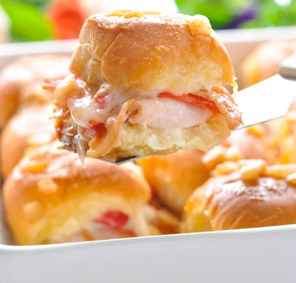 Kentucky Hot Brown Sliders Recipe Kentucky Hot Brown Sliders Recipe