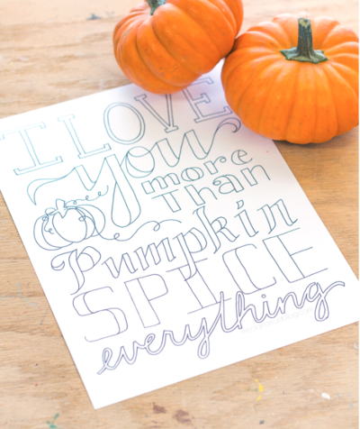 More Than Pumpkin Free Adult Coloring Page