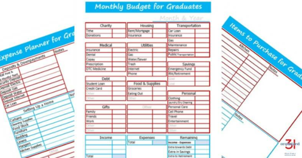 Free Budget Worksheet for College Free Budget Worksheet for College