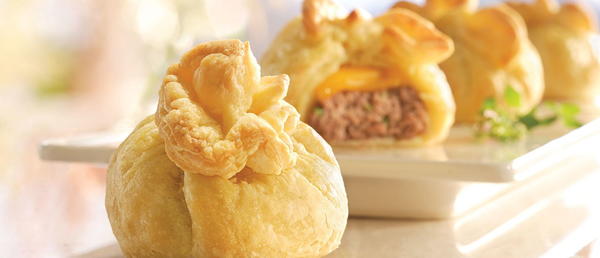 Puff Pastry Mini Cheeseburger Bombs Puff Pastry Mini Cheeseburger Bombs