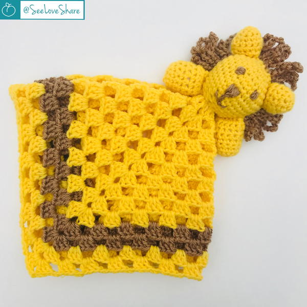 Crochet Lion Lovie Crochet Lion Lovie