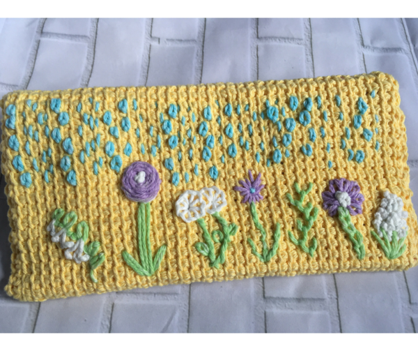 Fiducia Clutch with Embroidery Fiducia Clutch with Embroidery