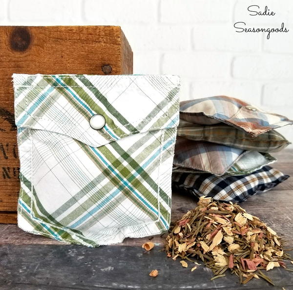 Upcycled Shirt Pocket Sachet Pattern Upcycled Shirt Pocket Sachet Pattern