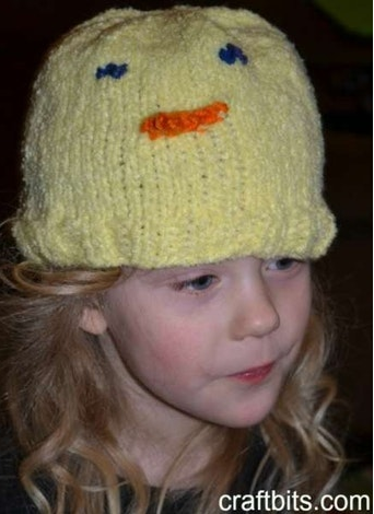 Chick Hat for Kids
