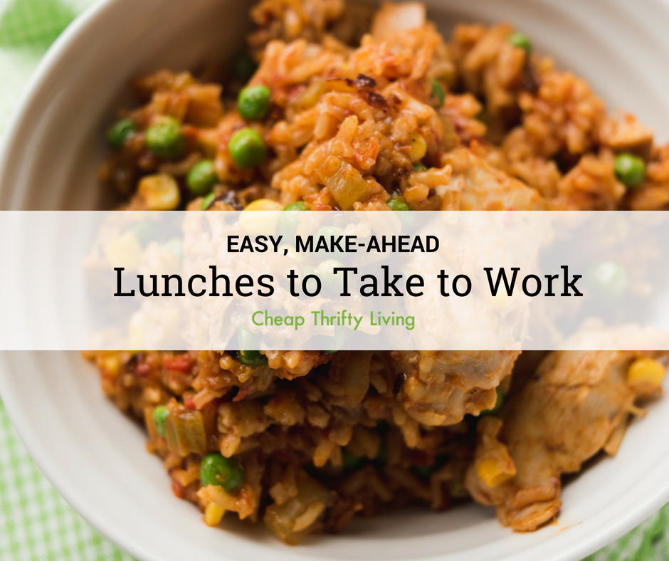 18 Cheap and Easy Lunches to Take to Work | CheapThriftyLiving.com