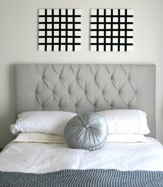 DIY Windowpane Pattern Wall Art DIY Windowpane Pattern Wall Art