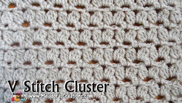 Cluster V Crochet Stitch Cluster V Crochet Stitch