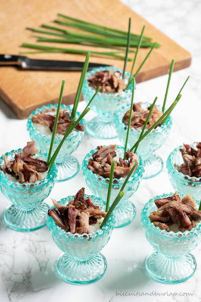 Southern Appetizers with Barbecue Cheese Grits Southern Appetizers with Barbecue & Cheese Grits