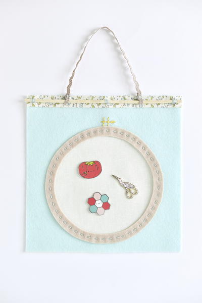 Embroidery Hoop DIY Needle Minder Embroidery Hoop DIY Needle Minder