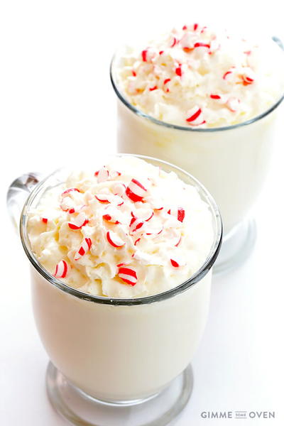 Peppermint White Hot Chocolate Peppermint White Hot Chocolate