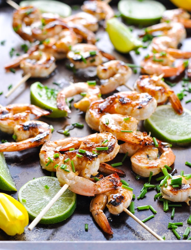 Simple Grilled Shrimp Recipe | CheapThriftyLiving.com