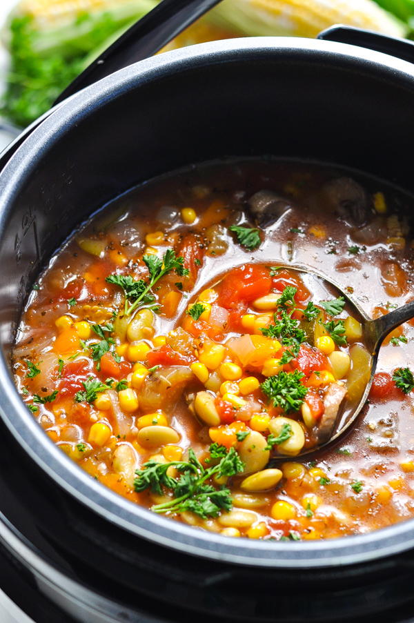 Summer Vegetable Soup | FaveHealthyRecipes.com