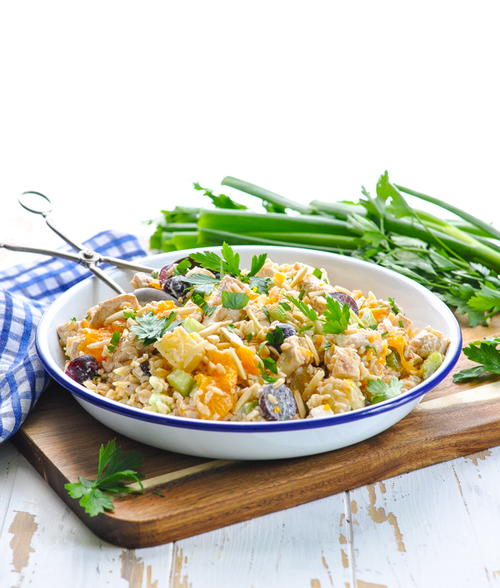 Southern Chicken and Rice Salad Southern Chicken and Rice Salad