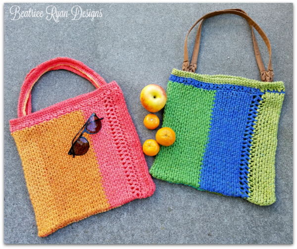 Summer Stripe Tote Bag Summer Stripe Tote Bag